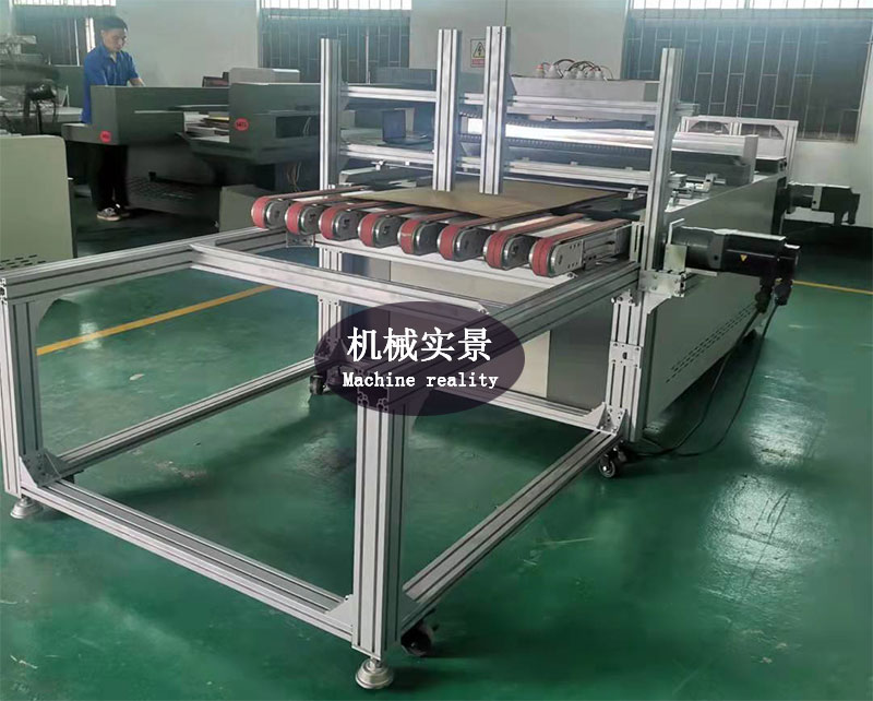 紙箱無版印刷機設(shè)備實拍，紙箱數(shù)碼印刷機廠家實拍機械。