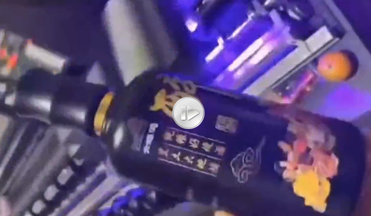 圓柱體打印視頻，酒瓶打印視頻，化妝品打印視頻